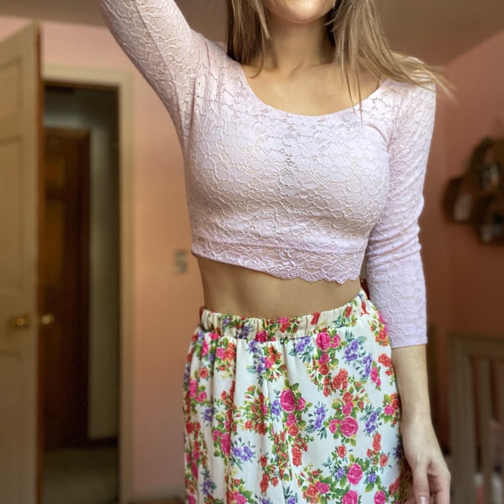 Beautiful vintage floral maxi